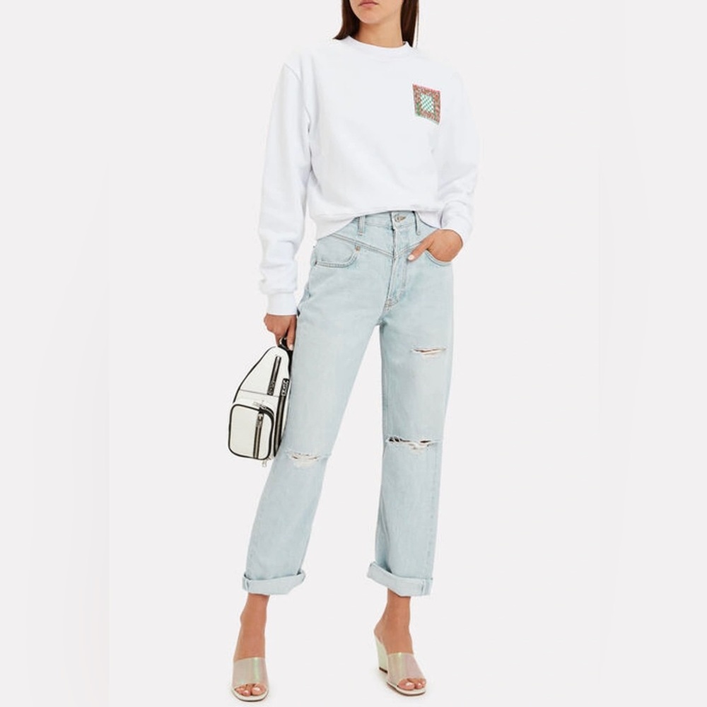 Re/Done Double Yoke Jean light wash denim size 24